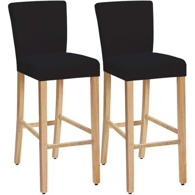 OEM Housses De Chaise De Salle À Manger Lavables Et Amovibles Extensibles, Housses De Tabouret De Bar, Housses De Chaise De Bar Housse De Siège De Comptoir De Pub (noir, Lot De 2) - Publicité OEM Housses De Chaise De Salle À Manger Lavables Et Amovibles Extensibles, Housses De Tabouret De Bar, Housses De Chaise De Bar Housse De Siège De Comptoir De Pub (noir, Lot De 2) - Publicité