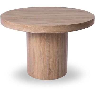 MENZZO Table Ronde Extensible Suzie Chêne Clair - Publicité MENZZO Table Ronde Extensible Suzie Chêne Clair - Publicité
