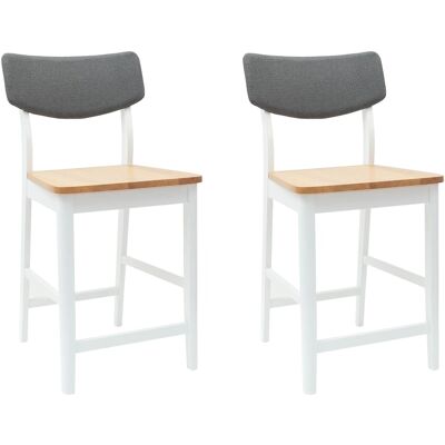 DESIGN IN Chaises De Salle À Manger 2 Pcs Blanc 48 X 49 X 95 Cm - Publicité DESIGN IN Chaises De Salle À Manger 2 Pcs Blanc 48 X 49 X 95 Cm - Publicité