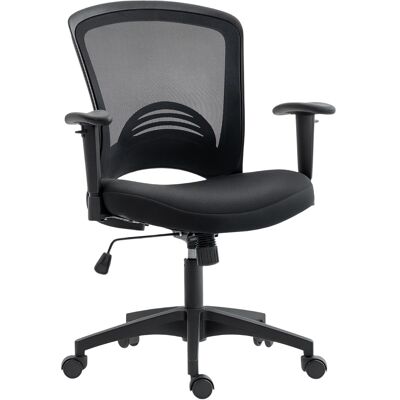 OEM Chaise De Bureau En Maille Réglable, Dossier En Filet, Roulettes, Inclinable, Noire - Publicité OEM Chaise De Bureau En Maille Réglable, Dossier En Filet, Roulettes, Inclinable, Noire - Publicité