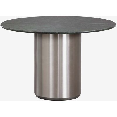 Table De Salle À Manger Ronde Ø120 Cm Luceida Sklum Marbre Vert Udaipur - Publicité Table De Salle À Manger Ronde Ø120 Cm Luceida Sklum Marbre Vert Udaipur - Publicité