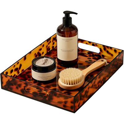 GRASSLIN Plateau De Salle De Bain - Design Carey Large Avec Poignée, Porte Parfums Décoratifs Organisateur De Maquillage Bougies Coiffeuse Chambre Salon Bureau Table Maison'-'- - Publicité GRASSLIN Plateau De Salle De Bain - Design Carey Large Avec Poignée, Porte Parfums Décoratifs Organisateur De Maquillage Bougies Coiffeuse Chambre Salon Bureau Table Maison'-'- - Publicité