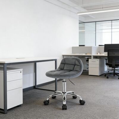 OEM Chaise De Salon Moderne, Chaise De Bureau, Tabouret De Bureau À Roulettes, Chaise Pivotante Pour Coiffeuse (chaises Uniquement) - Publicité OEM Chaise De Salon Moderne, Chaise De Bureau, Tabouret De Bureau À Roulettes, Chaise Pivotante Pour Coiffeuse (chaises Uniquement) - Publicité
