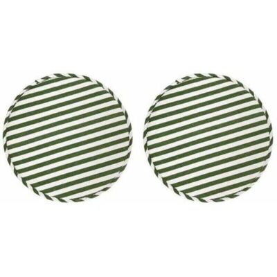 SANS MARQUE Tabouret Rond Coussins De Chaise Pour Cuisine Salle À Manger Coussins De Siège Avec Attaches Lot De 2 Coussins Antidéts Pour Tabouret Haut Chaises Bistro Bar Siège 13 Pouces, Rayure Verte-- - Publicité SANS MARQUE Tabouret Rond Coussins De Chaise Pour Cuisine Salle À Manger Coussins De Siège Avec Attaches Lot De 2 Coussins Antidéts Pour Tabouret Haut Chaises Bistro Bar Siège 13 Pouces, Rayure Verte-- - Publicité