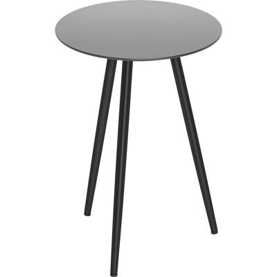 OEM Petite Table Basse Ronde. Table D'Appoint. Plateau En Verre Trempé. Pieds Effilés. Cadre En Acier. Ø 40 X 50 Cm. Noir - Publicité OEM Petite Table Basse Ronde. Table D'Appoint. Plateau En Verre Trempé. Pieds Effilés. Cadre En Acier. Ø 40 X 50 Cm. Noir - Publicité