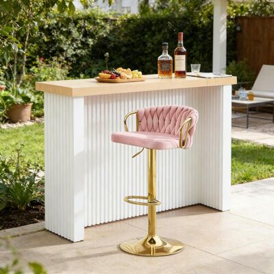 ARRIGONI Élégant Tabouret De Bar, Tabouret De Table À Coussin Moelleux, Siège Confortable, Chaise De Cuisine, Chaise De Café (un Seul Tabouret De Bar Inclus) - Publicité ARRIGONI Élégant Tabouret De Bar, Tabouret De Table À Coussin Moelleux, Siège Confortable, Chaise De Cuisine, Chaise De Café (un Seul Tabouret De Bar Inclus) - Publicité