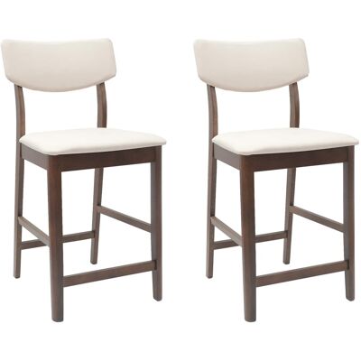 DESIGN IN Chaises De Salle À Manger 2 Pcs Marron Clair 48 X 49 X 95 Cm - Publicité DESIGN IN Chaises De Salle À Manger 2 Pcs Marron Clair 48 X 49 X 95 Cm - Publicité