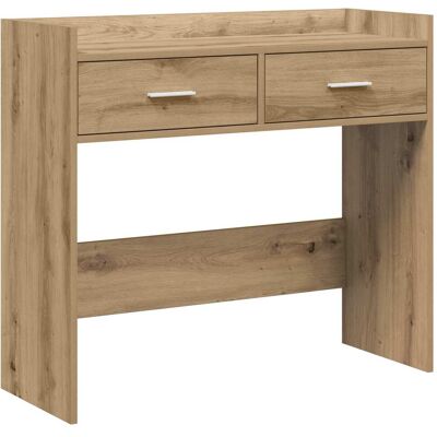 Vidaxl Console Table Artisan Oak 90 X 35 X 80 Cm Engineered Wood - Publicité Vidaxl Console Table Artisan Oak 90 X 35 X 80 Cm Engineered Wood - Publicité