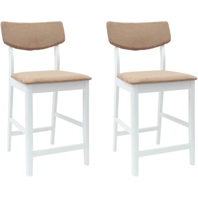 DESIGN IN Chaises De Salle À Manger 2 Pcs Blanc 48 X 49 X 95 Cm - Publicité DESIGN IN Chaises De Salle À Manger 2 Pcs Blanc 48 X 49 X 95 Cm - Publicité