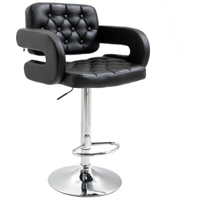 Generic Tabouret De Bar Pivotant Chaise De Bar Réglable En Hauteur Avec Dossier Repose-pieds Et Accoudoirs 61x50x93-113cm Noir - Publicité Generic Tabouret De Bar Pivotant Chaise De Bar Réglable En Hauteur Avec Dossier Repose-pieds Et Accoudoirs 61x50x93-113cm Noir - Publicité
