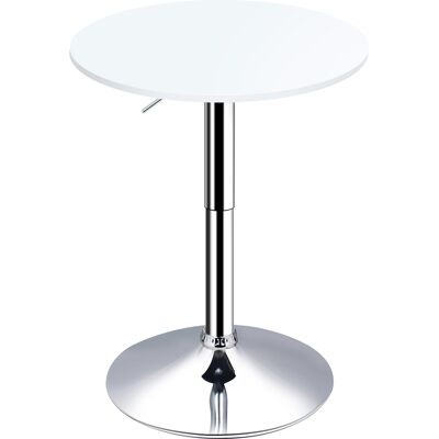 OEM Table De Bar Ronde Réglable 69-93 Cm, Plateau Pivotant, Base Métal, Table Bistro Mange-debout - Publicité OEM Table De Bar Ronde Réglable 69-93 Cm, Plateau Pivotant, Base Métal, Table Bistro Mange-debout - Publicité