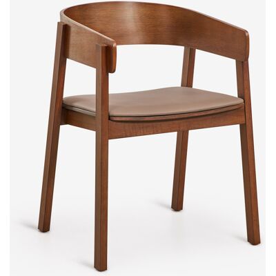 Chaise De Salle À Manger Avec Accoudoirs En Chêne Olsen Sklum - Publicité Chaise De Salle À Manger Avec Accoudoirs En Chêne Olsen Sklum - Publicité