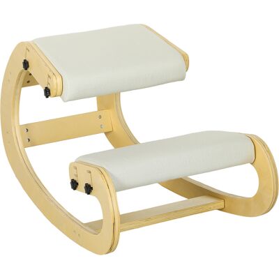 ARRIGONI Siège Assis Genoux, Siège Ergonomique En Bois Avec Fonction À Bascule, Chaise À Genoux Réglable Pour Bureau À Domicile - Publicité ARRIGONI Siège Assis Genoux, Siège Ergonomique En Bois Avec Fonction À Bascule, Chaise À Genoux Réglable Pour Bureau À Domicile - Publicité