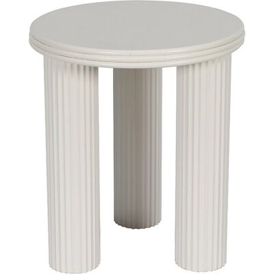 VENTE-UNIQUE Table D'Appoint En Métal - H45 Cm - Crème - Ravoka - Publicité VENTE-UNIQUE Table D'Appoint En Métal - H45 Cm - Crème - Ravoka - Publicité