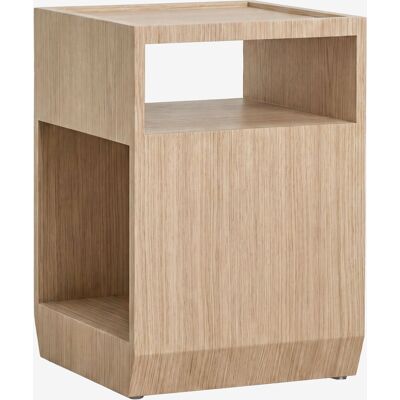 Table D'Appoint Carrée 35x35 Cm En Mdf Et Placage Brisbane Sklum - Publicité Table D'Appoint Carrée 35x35 Cm En Mdf Et Placage Brisbane Sklum - Publicité