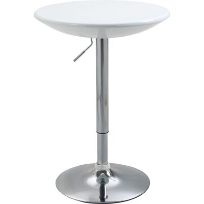 OEM Table De Bar, Table À Manger Moderne, Table Bistro Réglable En Hauteur, Table Haute, Table De Comptoir, Bureau, Ronde, Métal, Laque Abs, Blanche, Ø61 X 76-97 Cm - Publicité OEM Table De Bar, Table À Manger Moderne, Table Bistro Réglable En Hauteur, Table Haute, Table De Comptoir, Bureau, Ronde, Métal, Laque Abs, Blanche, Ø61 X 76-97 Cm - Publicité