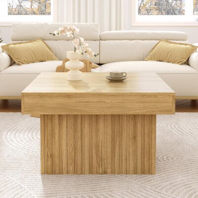 OEM Élégante Table Basse En Bois Avec Plateau En Contreplaqué Et Piètement En Mdf – Design Moderne, Robuste Et Polyvalente, Idéale Pour Le Salon, La Salle À Manger Et Le Bureau – 79 X 79 X 46 Cm - Publicité OEM Élégante Table Basse En Bois Avec Plateau En Contreplaqué Et Piètement En Mdf – Design Moderne, Robuste Et Polyvalente, Idéale Pour Le Salon, La Salle À Manger Et Le Bureau – 79 X 79 X 46 Cm - Publicité