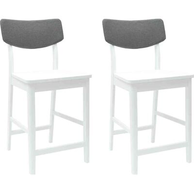 DESIGN IN Chaises De Salle À Manger 2 Pcs Blanc 48 X 49 X 95 Cm - Publicité DESIGN IN Chaises De Salle À Manger 2 Pcs Blanc 48 X 49 X 95 Cm - Publicité