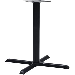 Pied de table de bistro noir 76x76x72 cm fonte Vidaxl