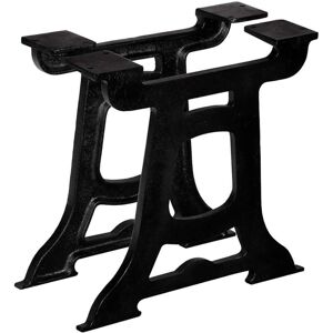 Pied de table basse 2 pcs Cadre en Y Fonte