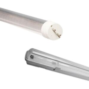 Kit de Réglette LED étanche + Tube Néon LED 60cm T8 10W - Blanc Neutre 4000K - 5500K - SILAMP - Publicité Kit de Réglette LED étanche + Tube Néon LED 60cm T8 10W - Blanc Neutre 4000K - 5500K - SILAMP - Publicité