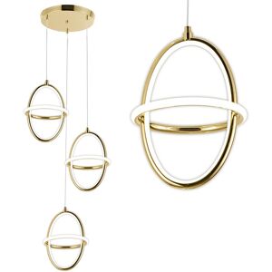 Toolight G064 3cpr Lampe suspendue dorée - Luminaire suspendu - Publicité Toolight G064 3cpr Lampe suspendue dorée - Luminaire suspendu - Publicité