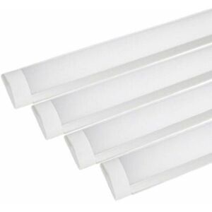 Silamp - Réglette led 120cm 36W (Pack de 4) - Blanc Neutre 4000K - 5500K Blanc Neutre 4000K - 5500K - Publicité