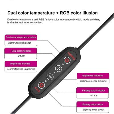 FLAMMKRAFT Rétroéclairage Rgb Phantom Color Pour Clavier, Éclairage D'Ambiance, Éclairage D'Écran, Veilleuse, Interrupteur/télécommande - Publicité FLAMMKRAFT Rétroéclairage Rgb Phantom Color Pour Clavier, Éclairage D'Ambiance, Éclairage D'Écran, Veilleuse, Interrupteur/télécommande - Publicité