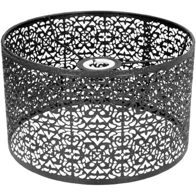 ETNZEBC Abat-jour En Métal E27 E14 – Forme Creuse Pour Éclairage Unique – Finition Soignée – Diamètre 25 Cm – Hauteur 16 Cm – Compatible Lampes Table Et Plafonnier - Publicité ETNZEBC Abat-jour En Métal E27 E14 – Forme Creuse Pour Éclairage Unique – Finition Soignée – Diamètre 25 Cm – Hauteur 16 Cm – Compatible Lampes Table Et Plafonnier - Publicité