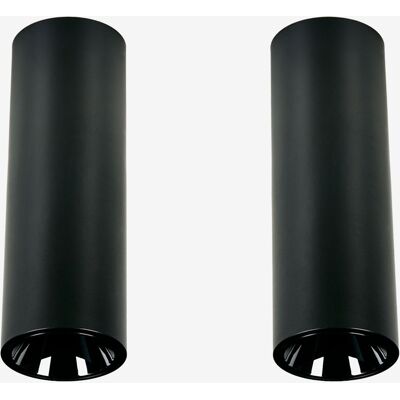Pack De 2 Appliques De Plafond Led De Surface Ronds Ø5,7 Cm Pour Extérieur En Aluminium Luisiana Sklum Noir - Publicité Pack De 2 Appliques De Plafond Led De Surface Ronds Ø5,7 Cm Pour Extérieur En Aluminium Luisiana Sklum Noir - Publicité