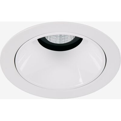 Downlight Led Encastrable Avec Cadre Rond Ø7 Cm Pour Extérieur En Aluminium Luisiana Sklum Blanc - Publicité Downlight Led Encastrable Avec Cadre Rond Ø7 Cm Pour Extérieur En Aluminium Luisiana Sklum Blanc - Publicité