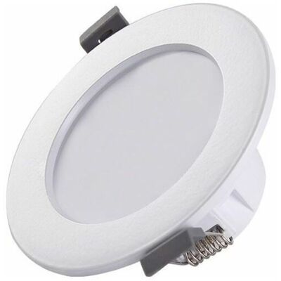 SANS MARQUE 5 Spots Led Pour Salle De Bain, Ip44 Ultra-plat 25mm, Ø85mm, Blanc, Plafonnier Encastré, Panneau Led 5w, 460lm, Blanc Neutre 4000k— - Publicité SANS MARQUE 5 Spots Led Pour Salle De Bain, Ip44 Ultra-plat 25mm, Ø85mm, Blanc, Plafonnier Encastré, Panneau Led 5w, 460lm, Blanc Neutre 4000k— - Publicité