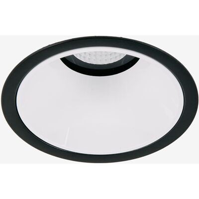 Downlight Led Encastrable Avec Cadre Rond Ø8 Cm Pour Extérieur En Aluminium Luisiana Sklum Noir - Blanc - Publicité Downlight Led Encastrable Avec Cadre Rond Ø8 Cm Pour Extérieur En Aluminium Luisiana Sklum Noir - Blanc - Publicité