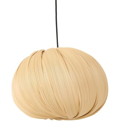 BELIANI Lampe Suspension En Bambou Abat-jour En Forme De Globe Tressé Style Boho Rustique Naturel Mngeni - Publicité BELIANI Lampe Suspension En Bambou Abat-jour En Forme De Globe Tressé Style Boho Rustique Naturel Mngeni - Publicité
