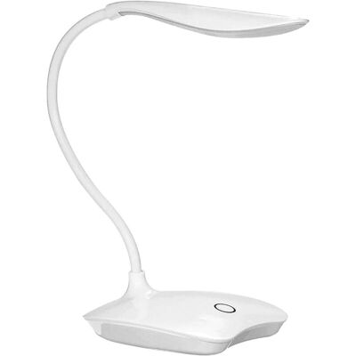 SANS MARQUE Lampe De Bureau Led À Variateur Tactile À 3 Niveaux De Luminosité, Lampe De Bureau Avec Col De Cygne Flexible, Lampe De Jour, Lampe De Chevet Pour Lire, Travailler, Apprendre Blanc - Publicité SANS MARQUE Lampe De Bureau Led À Variateur Tactile À 3 Niveaux De Luminosité, Lampe De Bureau Avec Col De Cygne Flexible, Lampe De Jour, Lampe De Chevet Pour Lire, Travailler, Apprendre Blanc - Publicité