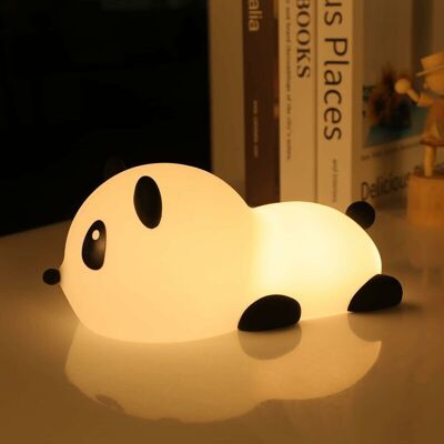 SANS MARQUE Veilleuse Enfant,7 Couls Veilleuse Beau Panda,silicone Tactile Veilleuse,veilleuse Bébé,veilleuse Led Rechargeable,fonction Minuterie Lampe Chevet,idee Cadeau Garçon Fille - Publicité SANS MARQUE Veilleuse Enfant,7 Couls Veilleuse Beau Panda,silicone Tactile Veilleuse,veilleuse Bébé,veilleuse Led Rechargeable,fonction Minuterie Lampe Chevet,idee Cadeau Garçon Fille - Publicité