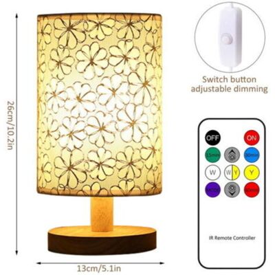 SANS MARQUE Lampe De Table En Tissu, Veilleuse Led En Lin, Télécommande, Blanc Chaud, Lampe De Chevet, Alimentation Usb, Pour Chambre À Coucher, Salon, Décoration (trois Couleurs Réglables) - Publicité SANS MARQUE Lampe De Table En Tissu, Veilleuse Led En Lin, Télécommande, Blanc Chaud, Lampe De Chevet, Alimentation Usb, Pour Chambre À Coucher, Salon, Décoration (trois Couleurs Réglables) - Publicité