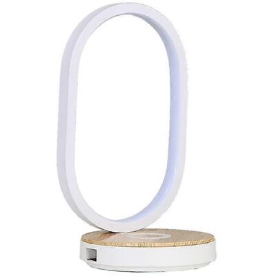 FLAMMKRAFT Lampe De Bureau Led Avec Chargeur Sans Fil, Commande Sensible Et Veilleuse De Bureau Respectueuse Des Yeux - Publicité FLAMMKRAFT Lampe De Bureau Led Avec Chargeur Sans Fil, Commande Sensible Et Veilleuse De Bureau Respectueuse Des Yeux - Publicité
