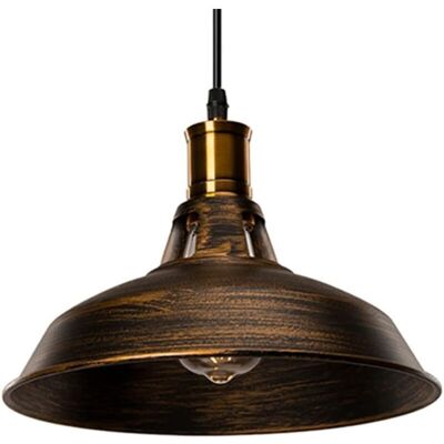 OEM Lustre Suspension Industrielle Vintage E27 Led Lampe Plafonniers Retro Abat-jour Pour Cuisine Salle À Manger Salon Chambre Restaurant, Laiton - Publicité OEM Lustre Suspension Industrielle Vintage E27 Led Lampe Plafonniers Retro Abat-jour Pour Cuisine Salle À Manger Salon Chambre Restaurant, Laiton - Publicité