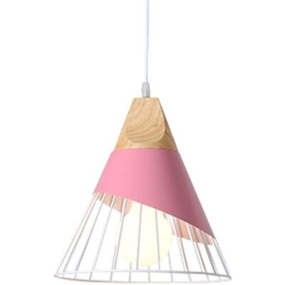 OEM Suspension Plafonnier Métal E27 - Lampe Suspendue Industrielle Vintage Rose - Lustre Design Pour Salon, Cuisine, Bureau - Publicité OEM Suspension Plafonnier Métal E27 - Lampe Suspendue Industrielle Vintage Rose - Lustre Design Pour Salon, Cuisine, Bureau - Publicité