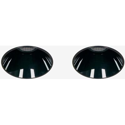 Pack De 2 Downlights Led Encastrables Sans Cadre Trimless Ronds Ø5,3 Cm Pour Extérieur En Aluminium Luisiana Sklum Noir - Publicité Pack De 2 Downlights Led Encastrables Sans Cadre Trimless Ronds Ø5,3 Cm Pour Extérieur En Aluminium Luisiana Sklum Noir - Publicité