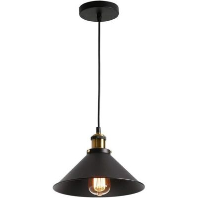 OEM 26cm Vintage Lustre Suspension Industrielle Lampe De Plafond Abat-jour Noir - Publicité OEM 26cm Vintage Lustre Suspension Industrielle Lampe De Plafond Abat-jour Noir - Publicité