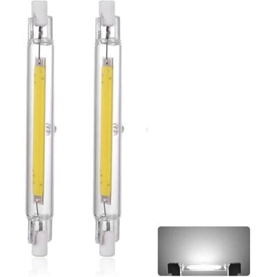Scotch Ampoule Led R7s 118mm 20w Dimmable, Blanc Froid 6000k, 2000lm, Équivalent Lampe Halogène J118 200w, 360 Degrés Linéaire Ampoule Slim Cob Led Pour Applique Murale Lampadaire, Lot De 2 - Publicité Scotch Ampoule Led R7s 118mm 20w Dimmable, Blanc Froid 6000k, 2000lm, Équivalent Lampe Halogène J118 200w, 360 Degrés Linéaire Ampoule Slim Cob Led Pour Applique Murale Lampadaire, Lot De 2 - Publicité