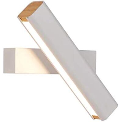 SANS MARQUE Lampe Murale En Metal Applique Murale Style Simpe Pour Chevet Salon Escalier Couloir Led Wall Lamp (blanc) - Publicité SANS MARQUE Lampe Murale En Metal Applique Murale Style Simpe Pour Chevet Salon Escalier Couloir Led Wall Lamp (blanc) - Publicité