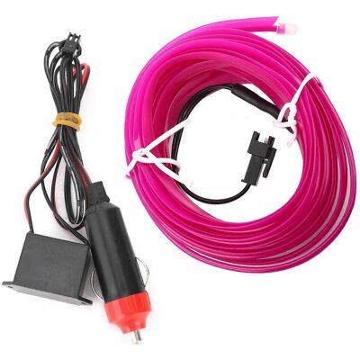 FLAMMKRAFT Bande Lumineuse Décorative Led El Pour Voiture, Intérieur Auto, Lampe Froide, Modification 4 Mètres, Violet. Publicité FLAMMKRAFT Bande Lumineuse Décorative Led El Pour Voiture, Intérieur Auto, Lampe Froide, Modification 4 Mètres, Violet. Publicité