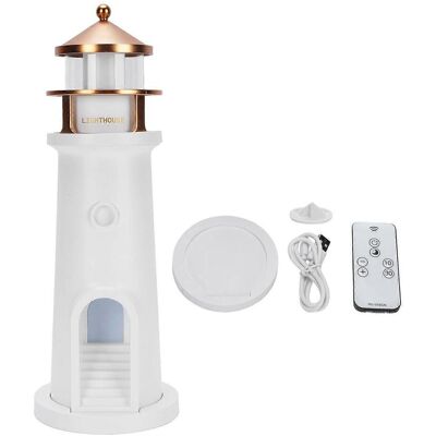 FLAMMKRAFT Lampe De Nuit Phare Multifonctionnelle Et Décorative Exquise, Veilleuse Phare Clair De Lune Pour Chambre - Publicité FLAMMKRAFT Lampe De Nuit Phare Multifonctionnelle Et Décorative Exquise, Veilleuse Phare Clair De Lune Pour Chambre - Publicité