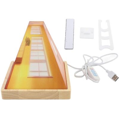 FLAMMKRAFT Veilleuse Visuelle 3d À Vision Directe, Alimentée Par Usb, 3 Effets Lumineux, Lampe Murale Décorative À Effet D'Optique - Publicité FLAMMKRAFT Veilleuse Visuelle 3d À Vision Directe, Alimentée Par Usb, 3 Effets Lumineux, Lampe Murale Décorative À Effet D'Optique - Publicité