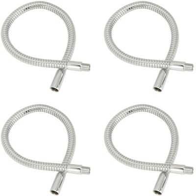 MOXIE Sjlerst 4 Pcs Lampe À Col De Cygne Led, Lumière De Table, Accessoires De Lampe, Tuyau En Métal Chromé De 35cm - Publicité MOXIE Sjlerst 4 Pcs Lampe À Col De Cygne Led, Lumière De Table, Accessoires De Lampe, Tuyau En Métal Chromé De 35cm - Publicité