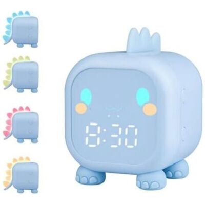 SANS MARQUE Réveil Enfant Lumineux Led Numérique Lampe Réveil Veilleuse Fille Garcons Jour Nuit Enfant Volume Réglable Snooze Réveil En Usb Charge(bleu) - Publicité SANS MARQUE Réveil Enfant Lumineux Led Numérique Lampe Réveil Veilleuse Fille Garcons Jour Nuit Enfant Volume Réglable Snooze Réveil En Usb Charge(bleu) - Publicité