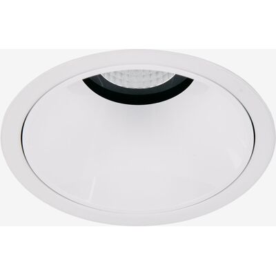 Downlight Led Encastrable Avec Cadre Rond Ø8 Cm En Aluminium Luisiana Sklum Blanc - Publicité Downlight Led Encastrable Avec Cadre Rond Ø8 Cm En Aluminium Luisiana Sklum Blanc - Publicité